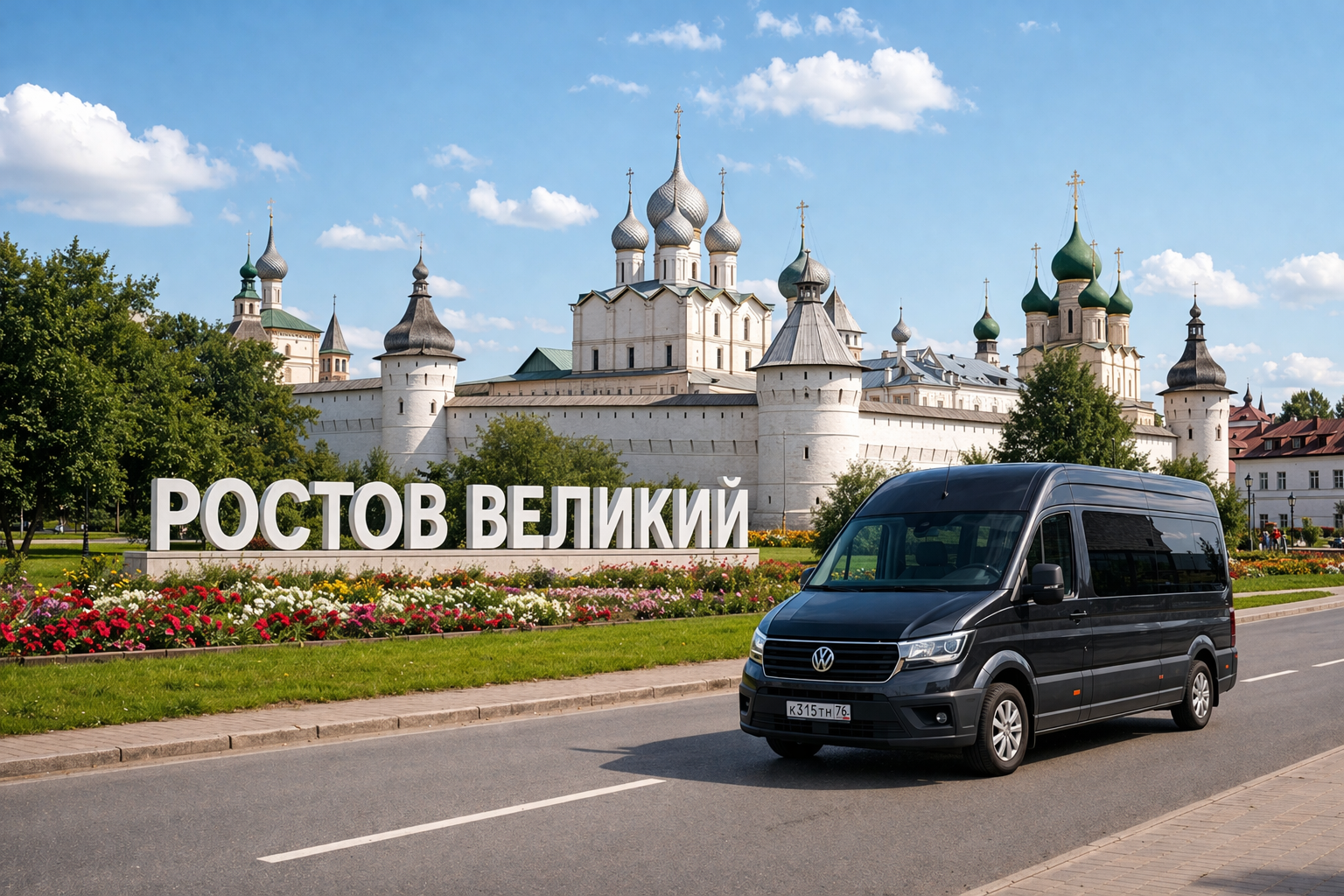 Заказ автобуса в Ростов Великий из Москвы